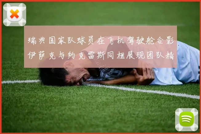 瑞典国家队球员在飞机驾驶舱合影伊萨克与约克雷斯同框展现团队精神